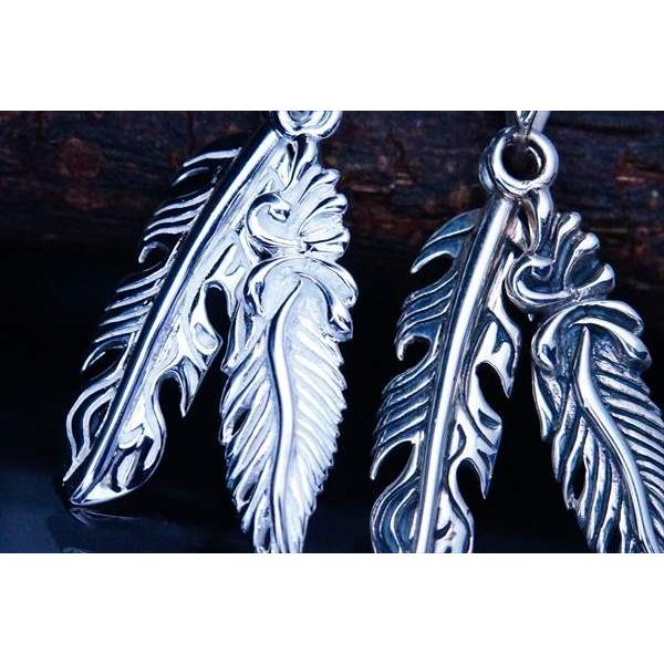 Indian Jewelry ダブルイーグルフェザー(鷲の羽) ブレイクフォルム