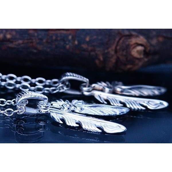 Indian Jewelry ダブルイーグルフェザー(鷲の羽) ブレイクフォルム