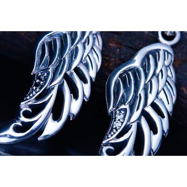Indian Jewelry イーグルウイング(鷲の翼) フェザー(羽)立体透かし彫り