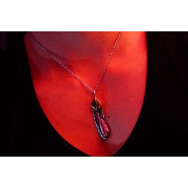Indian Jewelry イーグルフェザー&ハートフェザー(鷲の胸羽)立体 Indian Jewelry イーグルフェザー&ハートフェザー(鷲の胸羽)立体