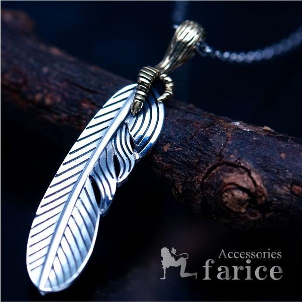 Indian Jewelry フェザー(羽)リバーシブルデザイン イーグルクロー(鷲