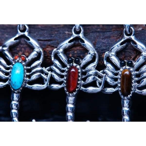 Indian Jewelry インディアンジュエリー 蠍 スコーピオン 天然石