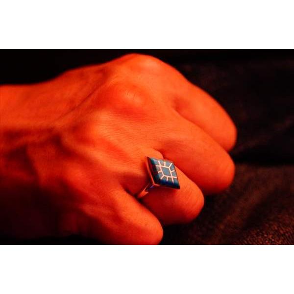 Indian Jewelry インディアンジュエリー 天然石 ひし形 カメ 甲羅