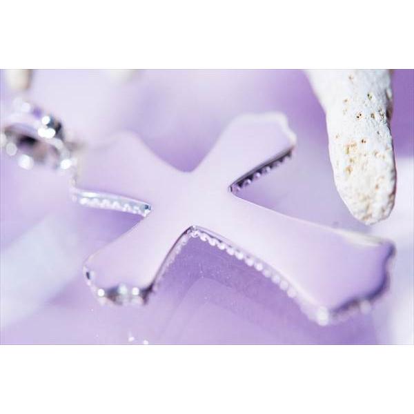 ハワイアンジュエリー クロス(十字架)モチーフ プルメリア(花)&マイレ