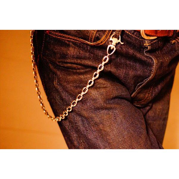 オーバル&フラットリング シンプルウォレットチェーン : アクセサリー