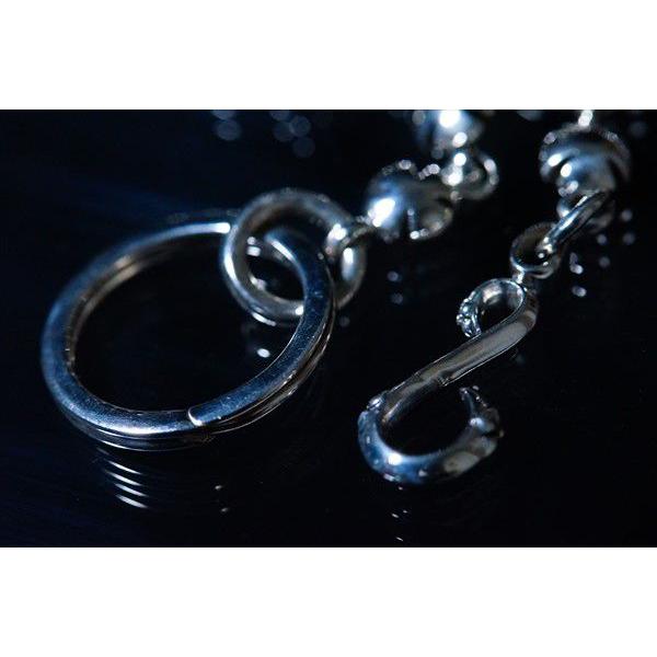 フラット甲丸クロスボール ウォレットチェーン : アクセサリー通販