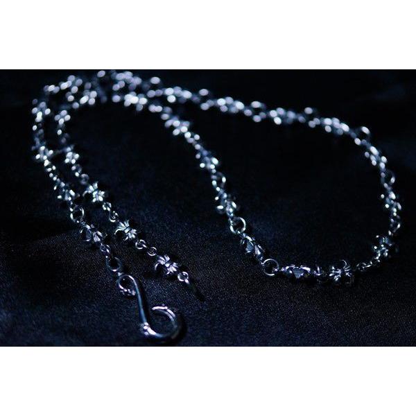 ミニフレアリンク ブラックロジウムウォレットチェーン : アクセサリー