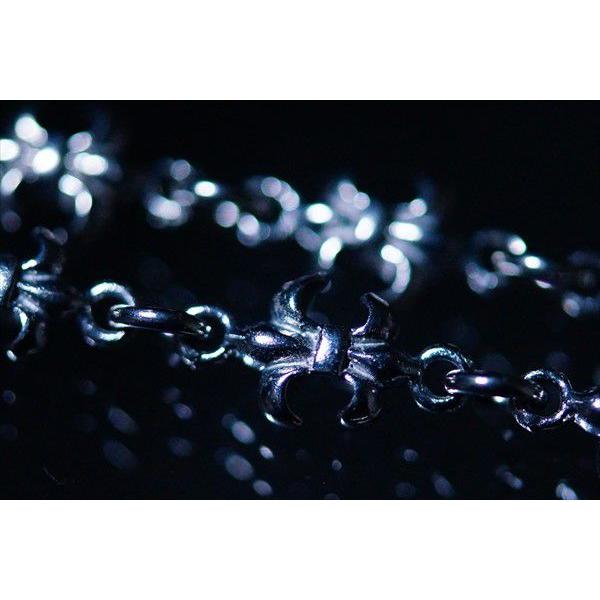 ミニフレアリンク ブラックロジウムウォレットチェーンの画像