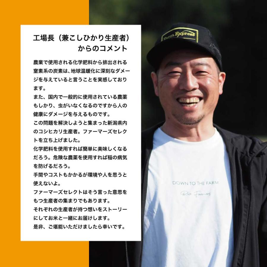 有機米 お試し 米 お米 生産米 15種 コシヒカリ 新潟魚沼産 週替わり 生産者ごとのお米を堪能　白米 ファーマーズセレクト 3合×2袋 | コシヒカリ | 13