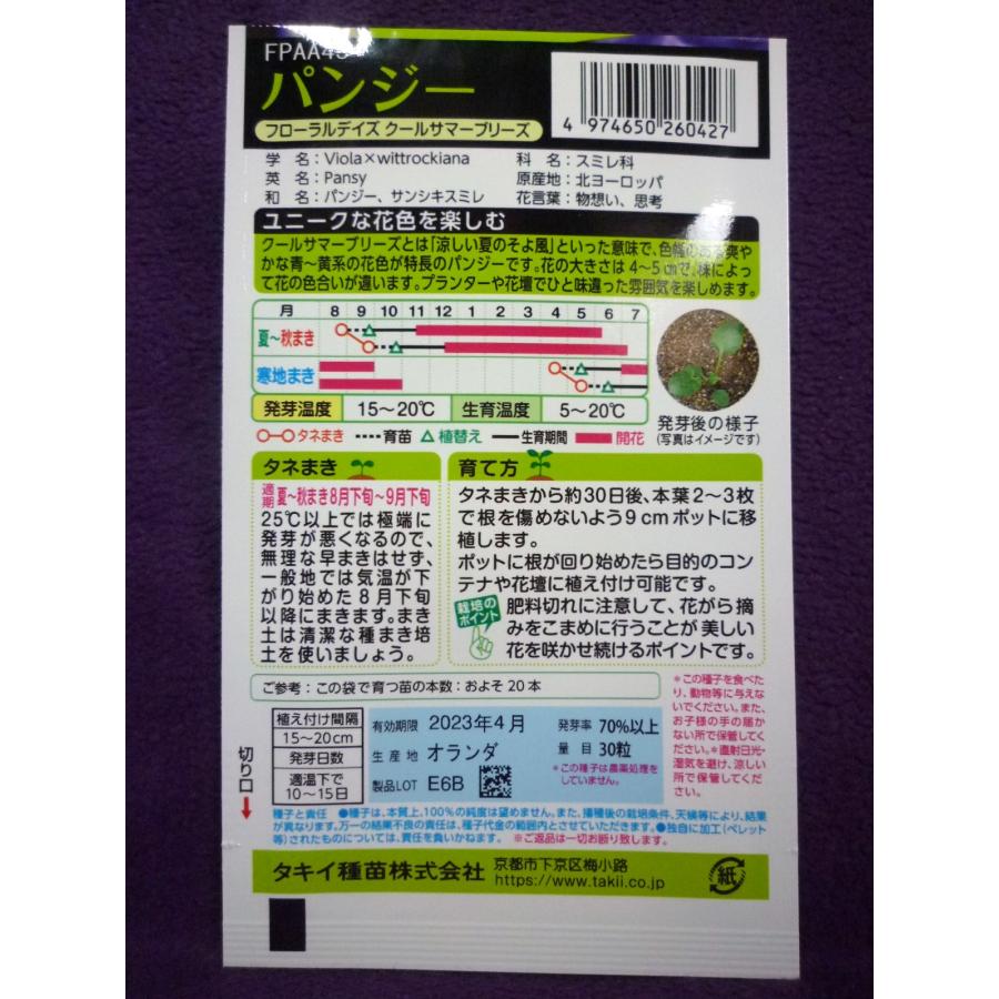 パンジーのトラブルシューティング