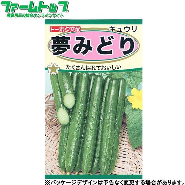 トーホク 野菜の種/種子 きゅうり 夢みどり 内容量2ml 種 （追跡可能