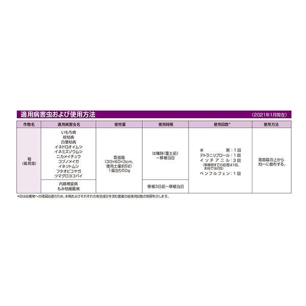 水稲育苗箱用殺虫殺菌剤 ヨーバルプライムEV箱粒剤 9kgの画像