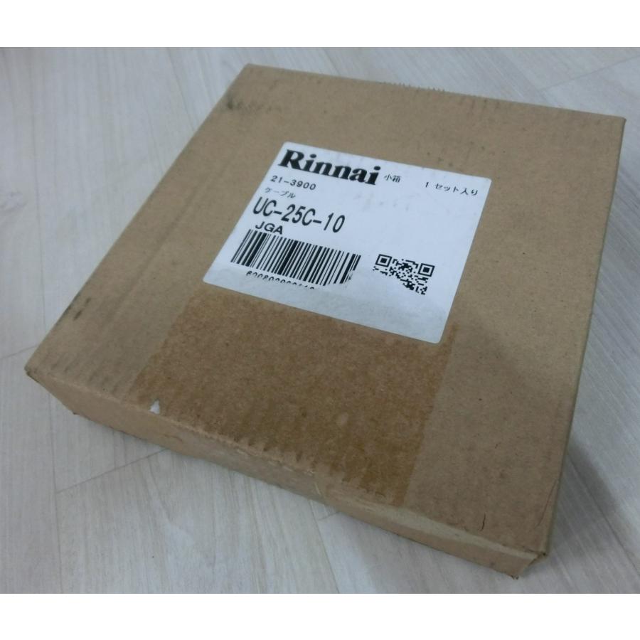 新品 リンナイ コネクタ付ケーブル 長さ10m 2芯ケーブルコネクタ付 両端あり 部材 UC-25C-10 [0049] |  | 01