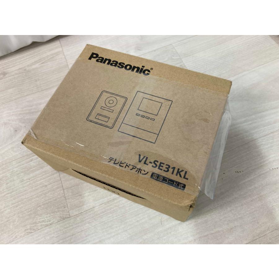 Panasonic テレビドアホン 3.5型 電源コード式 ハンズフリー 録画機能搭載 火災警報機 代理応答 インターホン VL-SE31KL 新品 [1475]_1