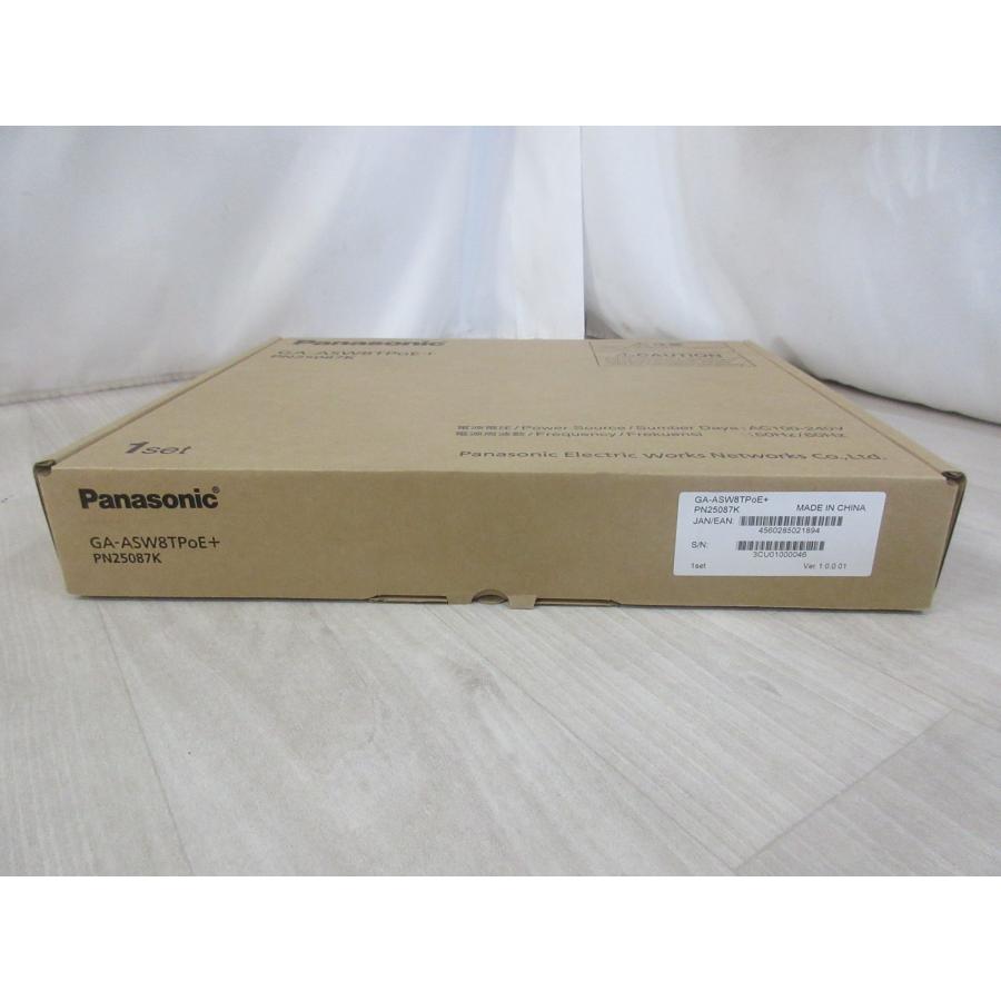 パナソニックGA-ASW8TPoE/PN25087K新品 Panasonic 激安 パナソニック 給電 スイッチングハブ ネットワーク