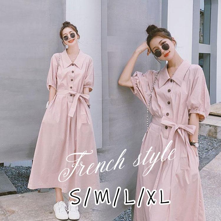 シャツワンピース レディース 40代 キレイめ ロング 可愛い 春夏 半袖 シャツワンピ Aライン スカート ひざ丈 フレア おしゃれ 韓国風 30代 50代 ファッションイン 通販 Yahoo ショッピング