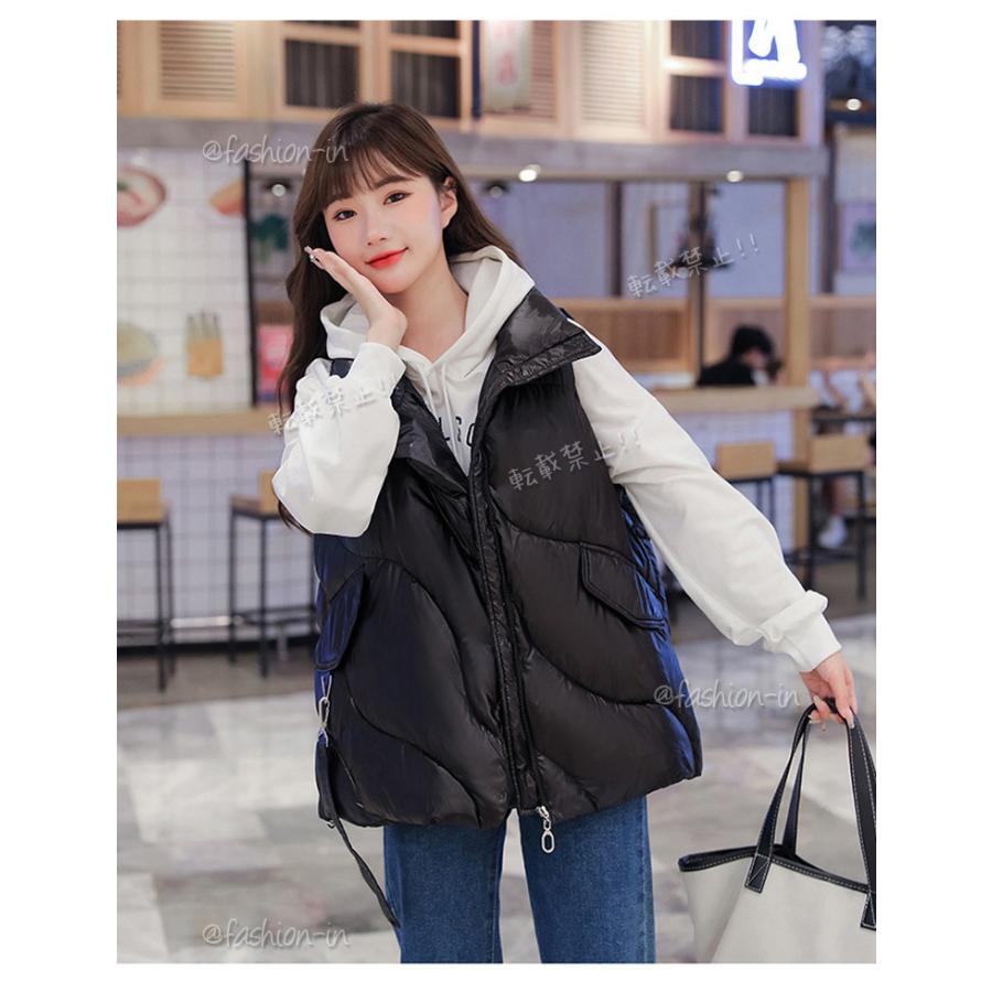 OUTLET SALE レディース ダウンベスト ベスト ブラック 大人カジュアル 韓国 秋冬コーデ 冬 ミキハウス☆ダブルB☆リバーシブル☆あったかダウンベスト☆ダウンベスト☆110