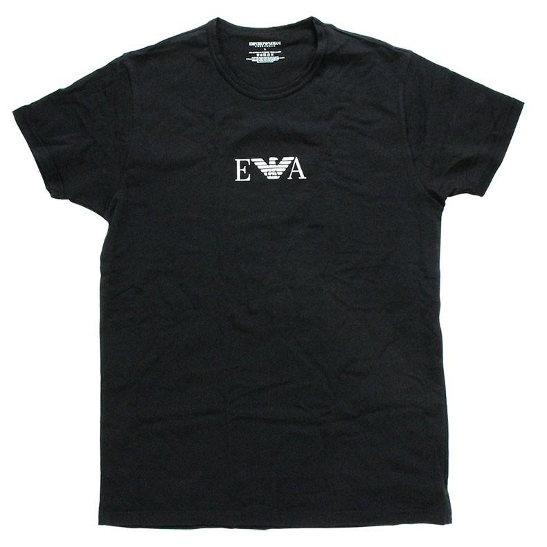 エンポリオ アルマーニ Emporio Armani Tシャツ メンズ 半袖 ロゴ コットン エラスタン ブラック ブランド メンズ Bk ファッションラボ 通販 Yahoo ショッピング