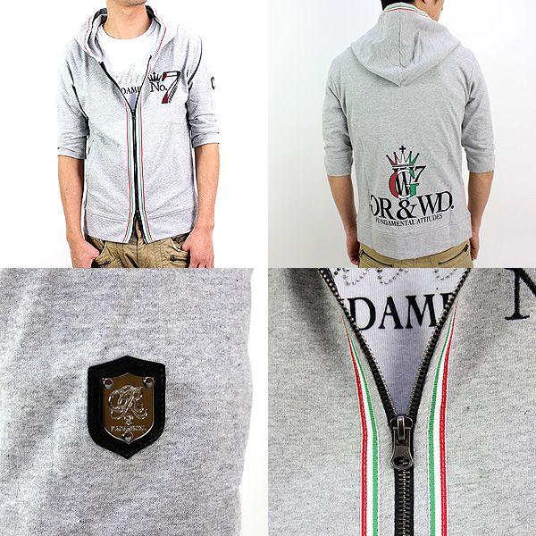 パーカー メンズ パーカー Growth109系 6分袖ミニ裏毛 Neoお兄系 お兄系 渋谷系 メンズ 2127 122 2127 ファッションラボ 通販 Yahoo ショッピング