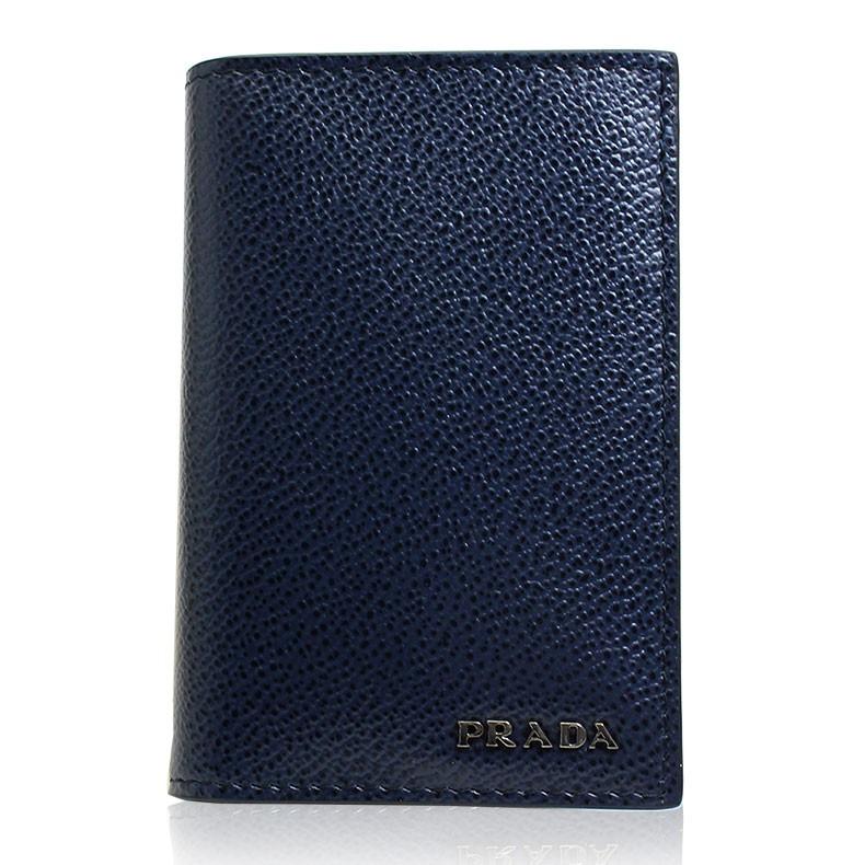 プラダ Prada 名刺入れ カードケース レザー 本革 ネイビー アウトレット ブランド メンズ 2mc101 2mc101 Vigr Balne ファッションラボ 通販 Yahoo ショッピング