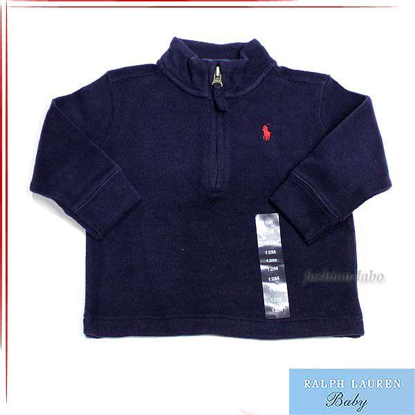 赤札 ポロ ラルフローレン POLO RALPH LAUREN 長袖 ニット ジップ セーター ベビー服 380117880｜fashion-labo