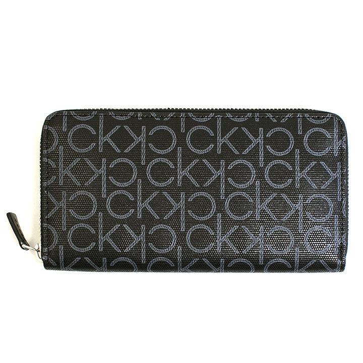 カルバンクライン Calvin Klein 長財布 ラウンドファスナー 本革