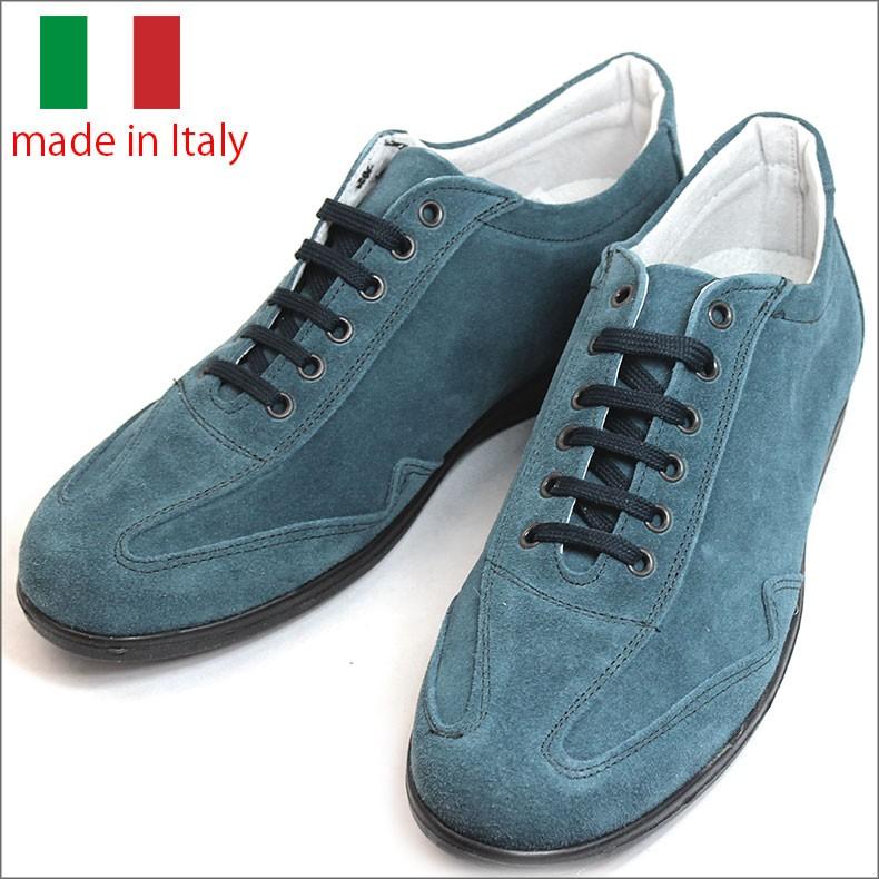 イタリア製 メンズ 革靴 メンズ シューズ 靴 スエード レザー 本革 レースアップ スニーカー JEANS ジーンズ 紳士靴 革靴 bogo