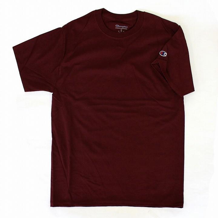 チャンピオン Champion メンズ クルーネック 無地 Usa規格 ビッグシルエット 半袖 Tシャツ シャツ ブランド レディース マルーン 1700 Champ Ma ファッションラボ 通販 Yahoo ショッピング