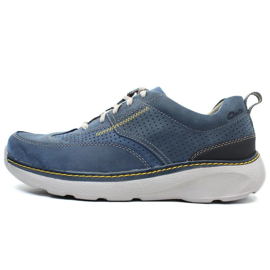 クラークス Clarks スニーカー 靴 革靴 カジュアルシューズ Charton Mix 本革 レザー ネイビー メンズ ブランド 男性向け 人気 新品 未使用 Clarks（クラークス） ニーカー メンズ ブランド 30代 40代 50代 安い