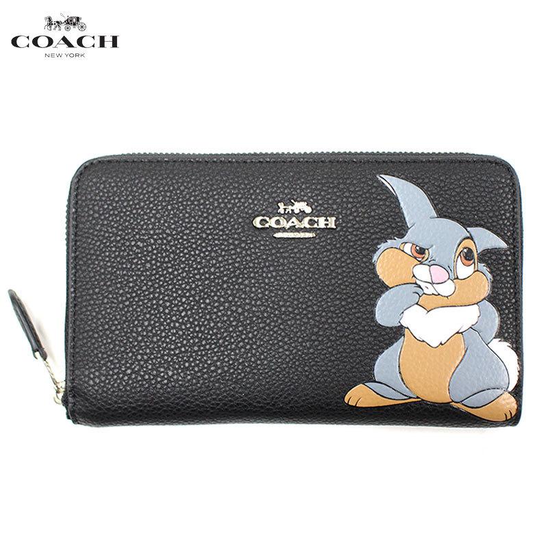おしゃれ 女性 10代 代 30代 40代 プレゼント ギフト コーチ Coach 財布 長財布 ディズニー バンビ コラボ タンパー とんすけ うさぎ Fsvbk レディース ブラック レザー 革 本革 ブランド Www Hbt Gob Pe