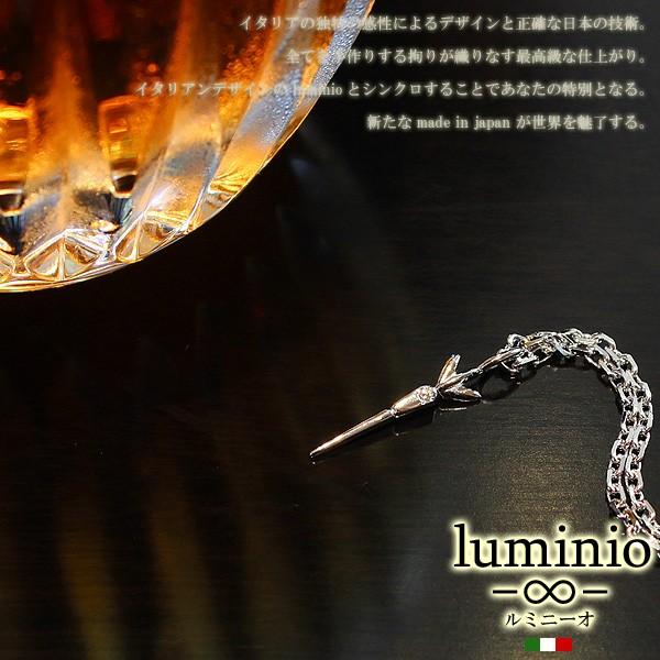 luminio ルミニーオ ネックレス ペンダント ダーツ 矢 モチーフ 天然ダイヤモンド ダイヤ シルバー925 950 メンズ レディース ブランド 01022｜fashion-labo｜04