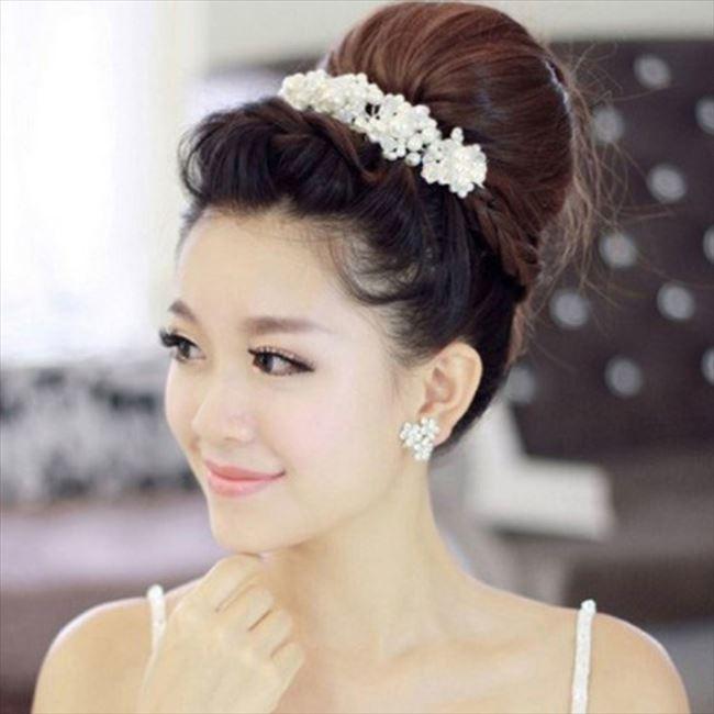 【期間限定セール★20%OFF】髪飾り 花 フラワー ホワイト パール ティアラ ヘアアクセサリー レディース ヘアバンド 髪留め ヘッドアクセ 着物 和装 袴 |  | 01