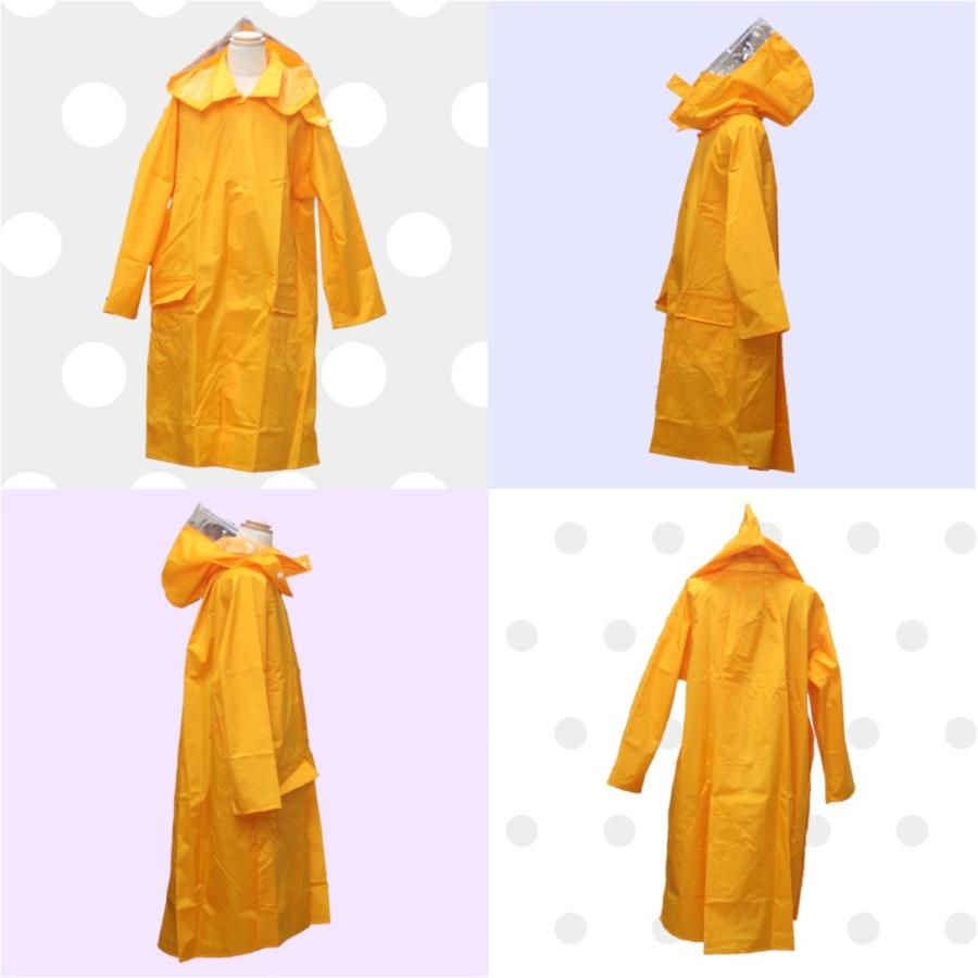 きいろいかっぱ ランドコート 65cm~120cm ランドセルレインコート PVC 黄色カッパ 通学