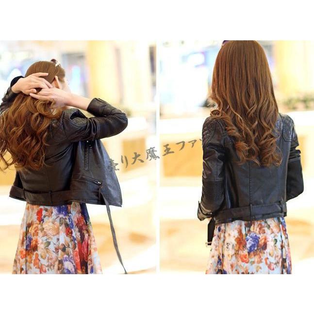 おしゃれレザージャケットレディース防風防寒40代50代60代革ジャケット