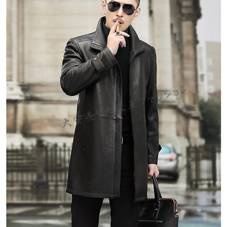 ライダース ジャケット メンズ アウター レザージャケット 本革 鹿革