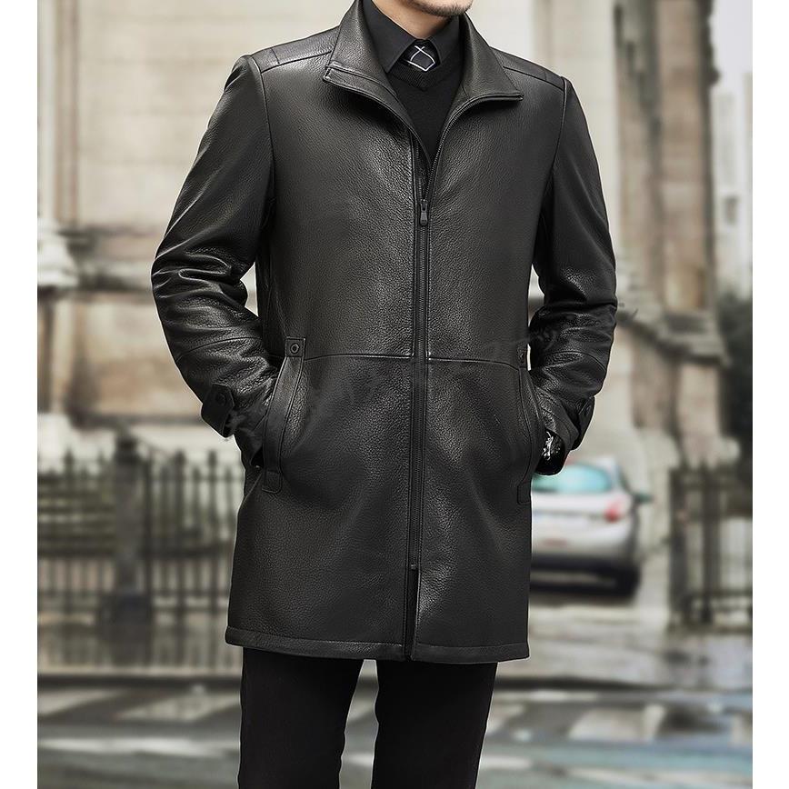 ライダース ジャケット メンズ アウター レザージャケット 本革 鹿革