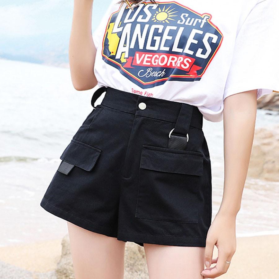 ショートパンツ レディース ショーパン カーゴ ベルト 付き レディース ショーパン ハイウエスト セクシー 無地 短パン 大きいサイズ Fashion Box 通販 Yahoo ショッピング