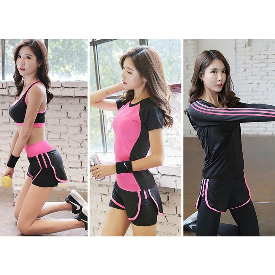 スポーツウェア レディース トレーニングウェア 3本 ライン 入り 5点 セット レディース 上下セット 上下 ジム スポーツ ヨガ ランニング Fashion Box 通販 Yahoo ショッピング