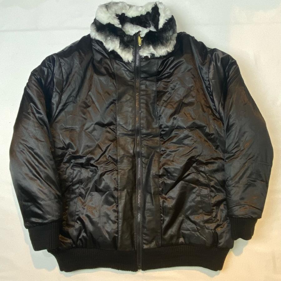 アウター ジャケット ablanche ファー メンズ ボーダー フェイク アウター ジャケット ablanche ファー メンズ ボーダー フェイク