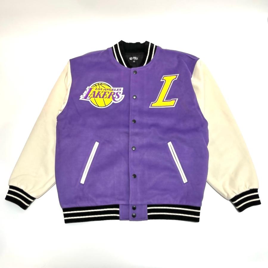 NBA/NFL/NHL/MLB スタジャン ジャケット アウター NBA lakers la NBA/NFL/NHL/MLB スタジャン ジャケット アウター NBA lakers la