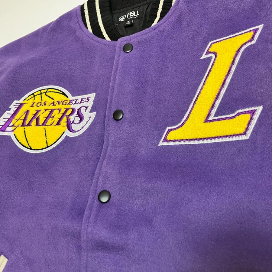 NBA/NFL/NHL/MLB スタジャン ジャケット アウター NBA lakers la NBA/NFL/NHL/MLB スタジャン ジャケット アウター NBA lakers la