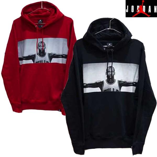 パーカーフーディー　メンズ　プルオーバー Air Jordan Flight Legend Hoodie  nike ナイキ　ジョーダン　　レッド　ブラック 886838　jo-pa003｜fashiondeep