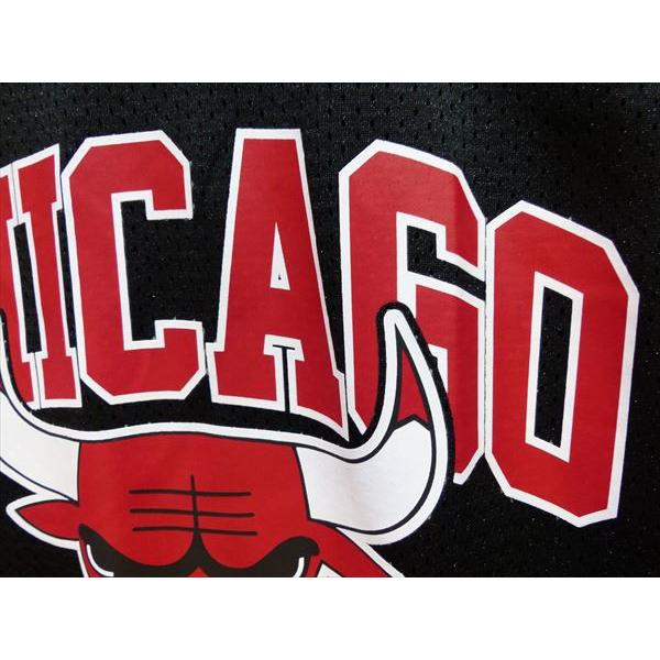 NBA タンクトップ　ブルズ　シカゴ　バスケ　mitchell&ness chicago bulls　メッシュ　ブラック　レッド　nb-tt001｜fashiondeep｜04