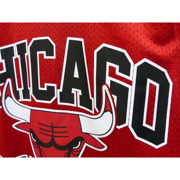 NBA タンクトップ　ブルズ　シカゴ　バスケ　mitchell&ness chicago bulls　メッシュ　ブラック　レッド　nb-tt001｜fashiondeep｜05