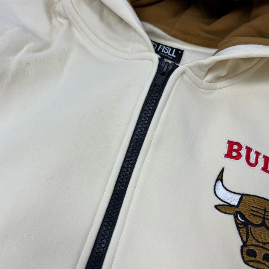 パーカー　フーディー　メンズ　NBA bulls レア　日本未発売　セットアップ　人気　ブルズ　エヌビーエー　fisll　ジップアップ　pa016｜fashiondeep｜05