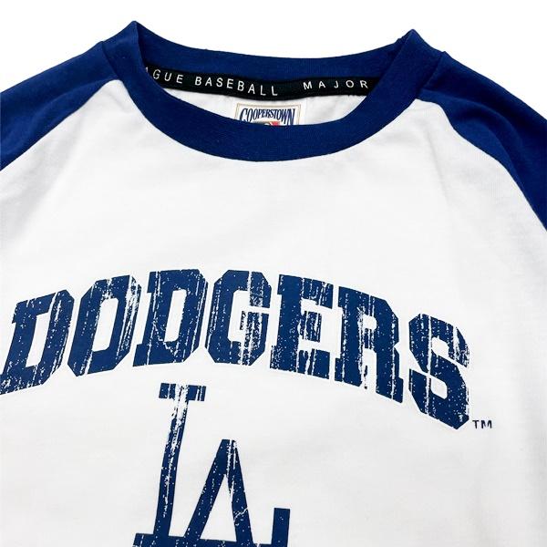 MLB ドジャース Tシャツ 公式 長袖 春 秋 天竺 子供 服 男児 MLB ドジャース Tシャツ 公式 長袖 春 秋 天竺 子供 服 男児