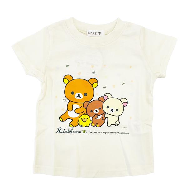 リラックマ Tシャツ 半袖 綿100% 春 夏 子供 服 女の子 女児 キッズ キャラクター グッズ 90 100 110 120【3点までメール便可能】｜fashionichiba-sanki｜05