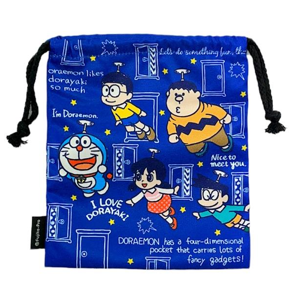 サンリオ I'm Doraemon ドラえもん どこでもドア キャラクター巾着 Sサイズ 約18cm×21cm ポリエステル100％ 入園入学 2023【4点までゆうパケット可能】｜fashionichiba-sanki｜03