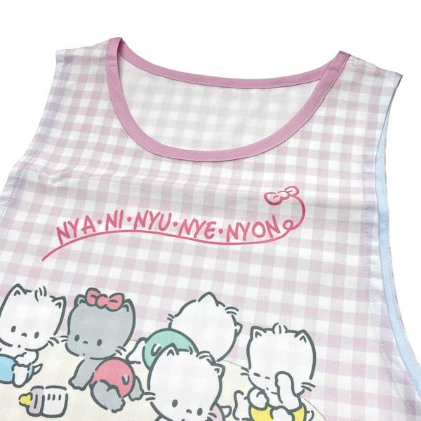 sanrio エプロン サンリオ ニャニィニュニェニョン ピンク sanrio エプロン サンリオ ニャニィニュニェニョン ピンク