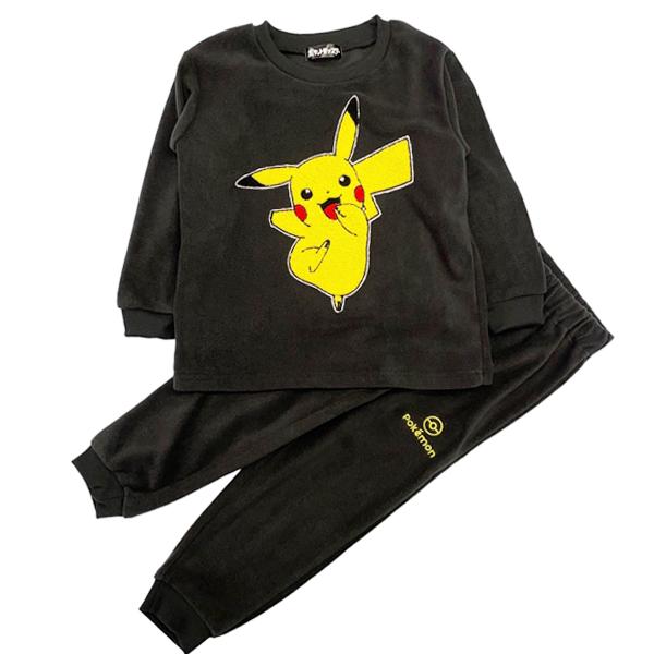 パジャマ ポケットモンスター フリース 起毛 暖かい 長袖 秋 冬 子供 服 キッズ ピカチュウ ポケモン キャラクター110 120 130 140 【1点までメール便可】｜fashionichiba-sanki｜04